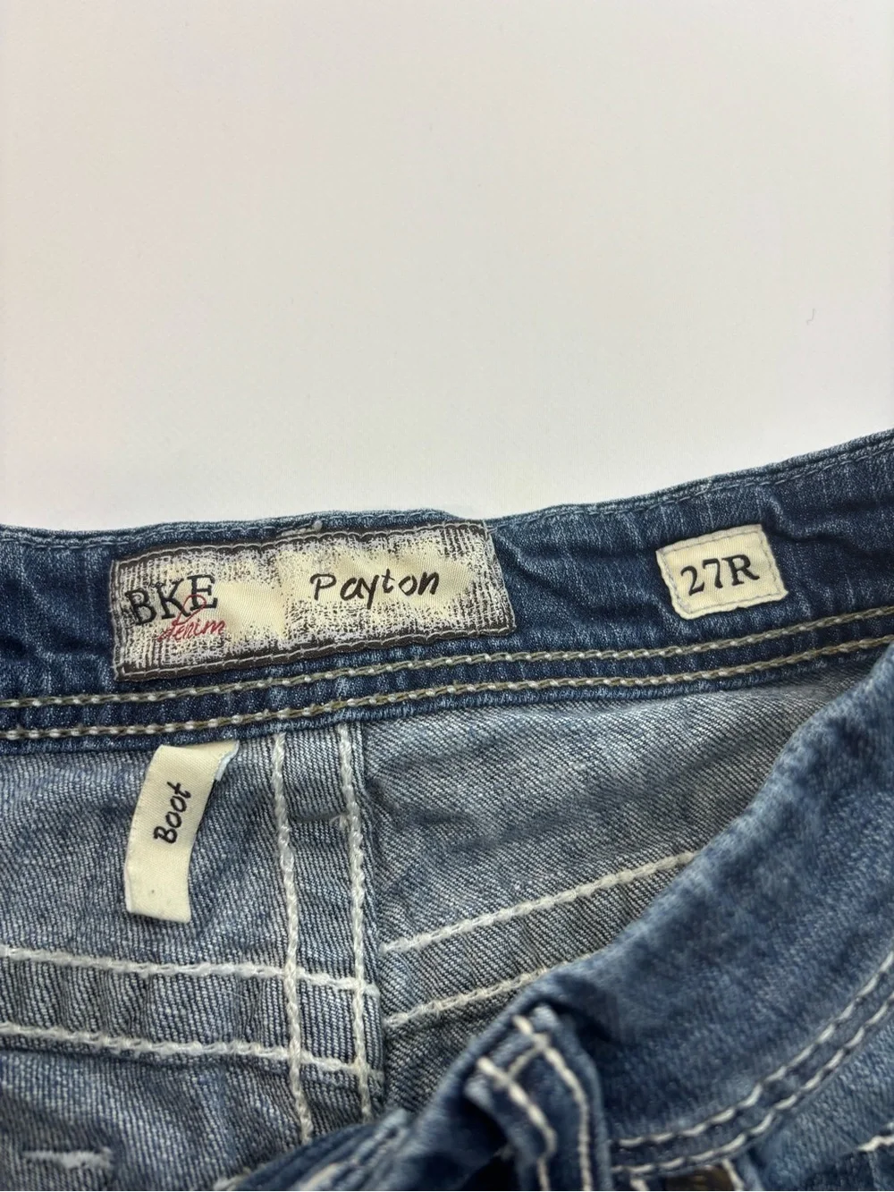 BKE Denim Peyton 27R Bootcut Jeans Buckle Jeans Medium Wash